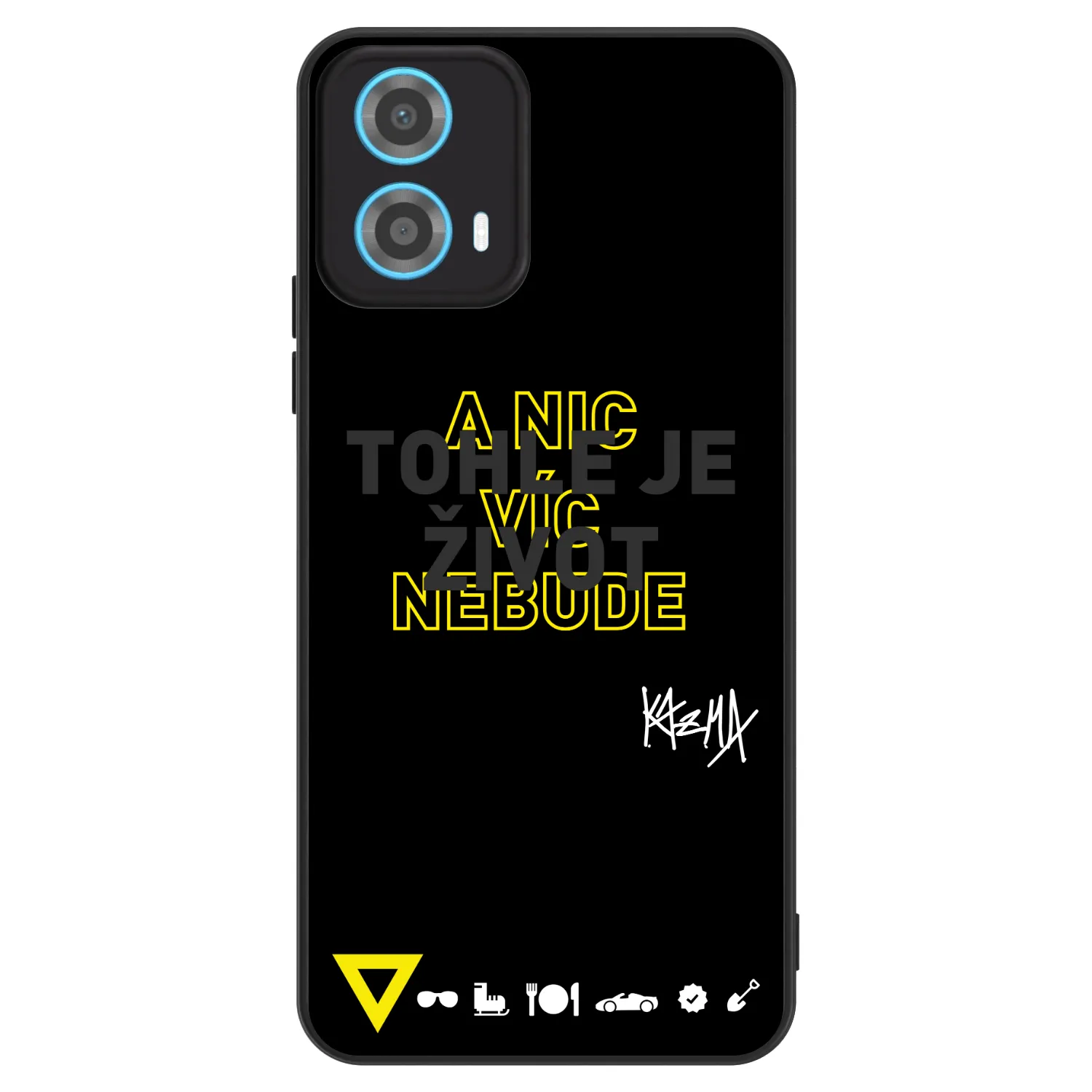 Picasee ULTIMATE CASE pro Motorola Moto G34 5G - Kazma - TOHLE JE ŽIVOT A NIC VÍC NEBUDE