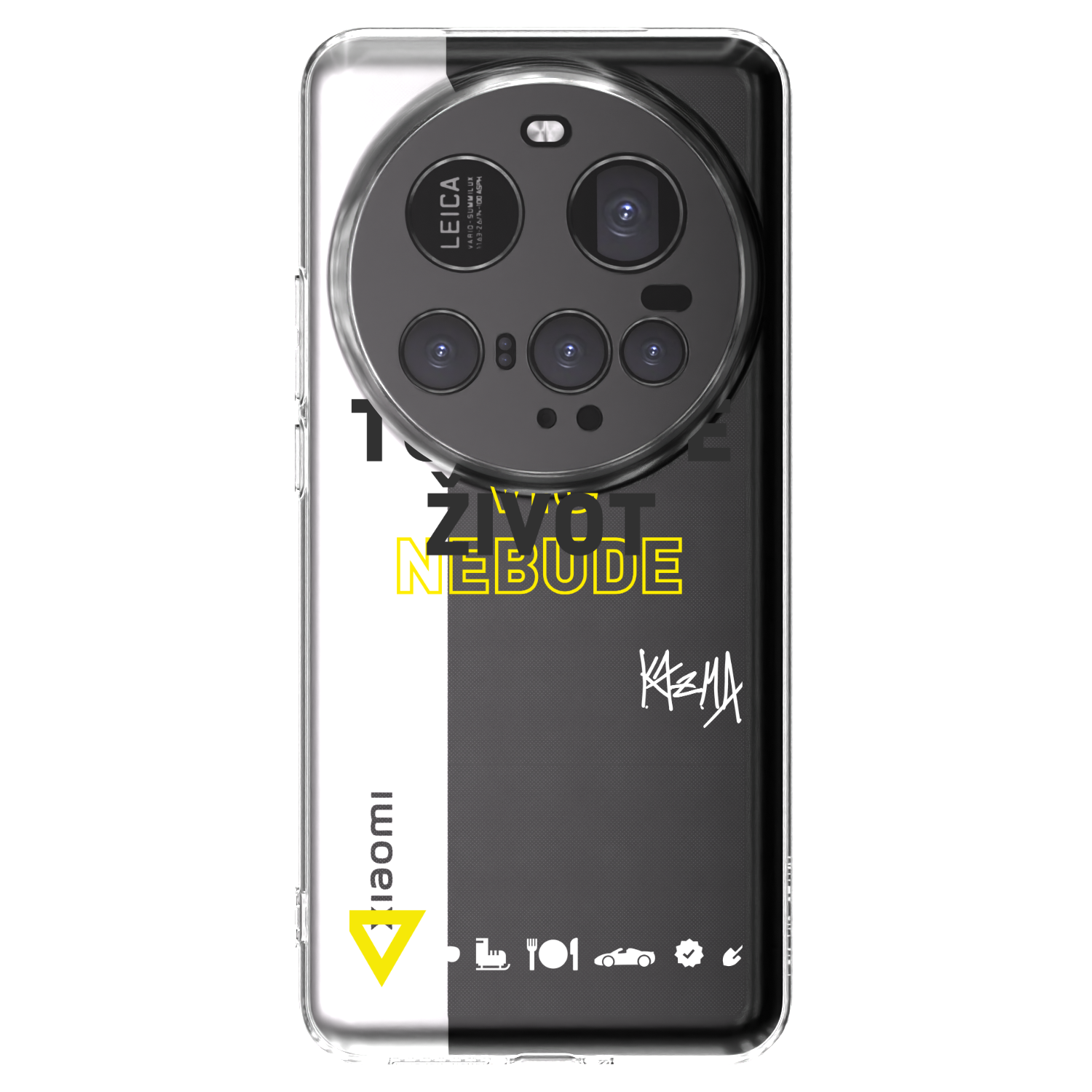 Picasee silikonový průhledný obal pro Xiaomi 15 Ultra - Kazma - TOHLE JE ŽIVOT A NIC VÍC NEBUDE
