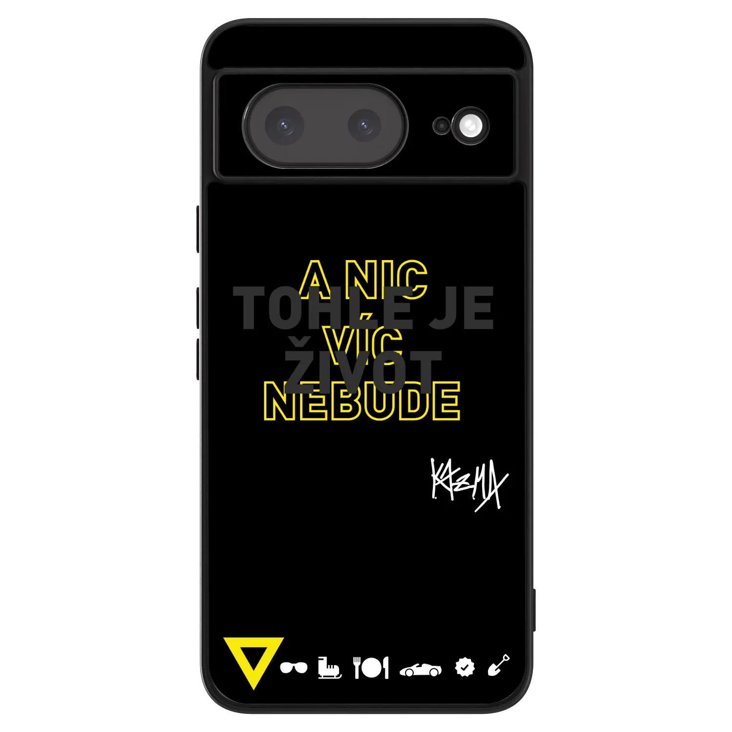 Picasee ULTIMATE CASE pro Google Pixel 8a - Kazma - TOHLE JE ŽIVOT A NIC VÍC NEBUDE