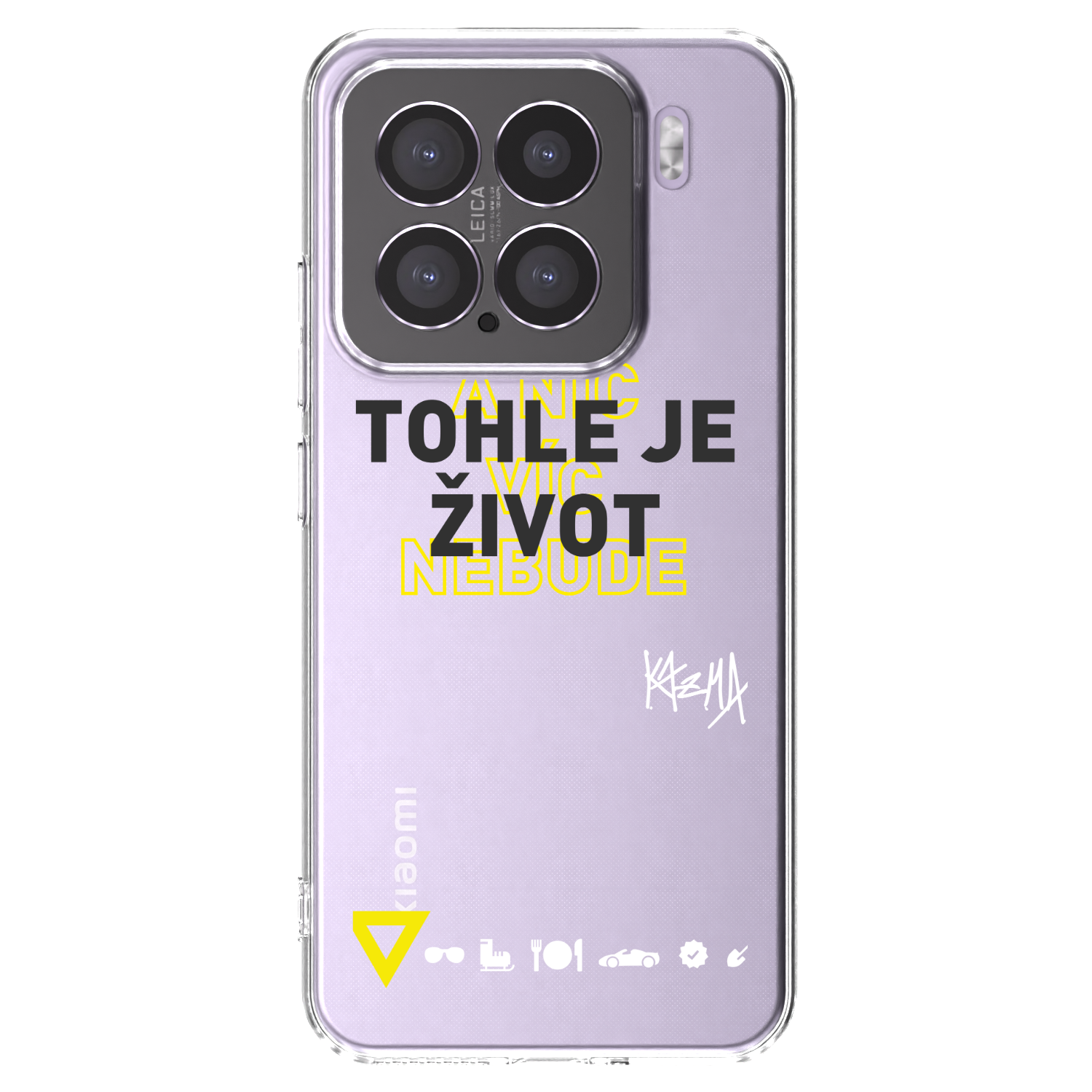 Picasee silikonový průhledný obal pro Xiaomi 15 - Kazma - TOHLE JE ŽIVOT A NIC VÍC NEBUDE