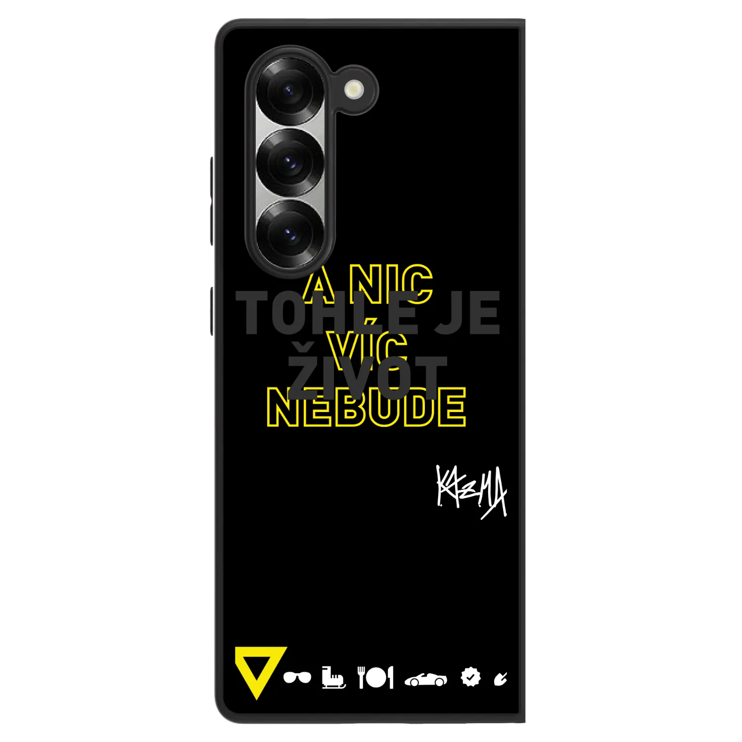 Picasee ULTIMATE CASE pro Samsung Galaxy Z Fold6 5G - Kazma - TOHLE JE ŽIVOT A NIC VÍC NEBUDE
