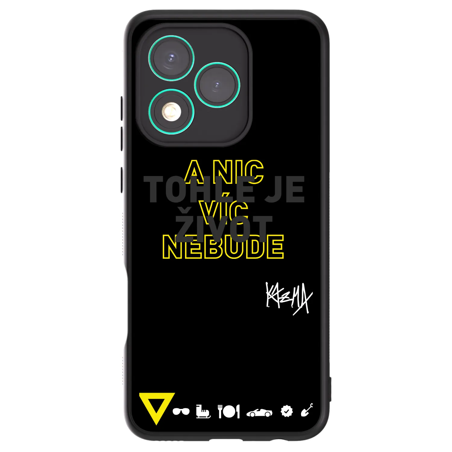 Picasee ULTIMATE CASE pro Honor 400 Lite 5G - Kazma - TOHLE JE ŽIVOT A NIC VÍC NEBUDE