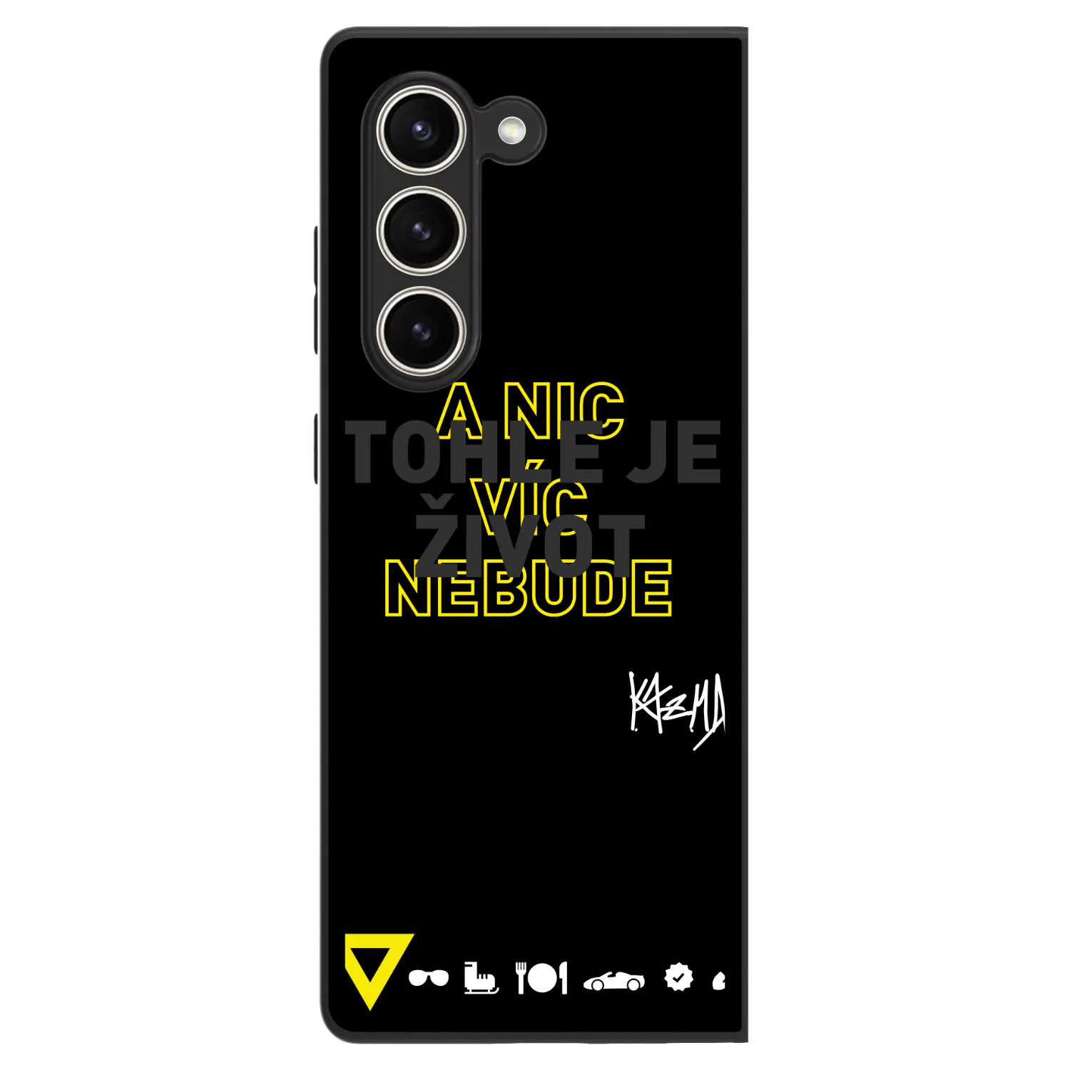 Picasee ULTIMATE CASE pro Samsung Galaxy Z Fold5 5G - Kazma - TOHLE JE ŽIVOT A NIC VÍC NEBUDE
