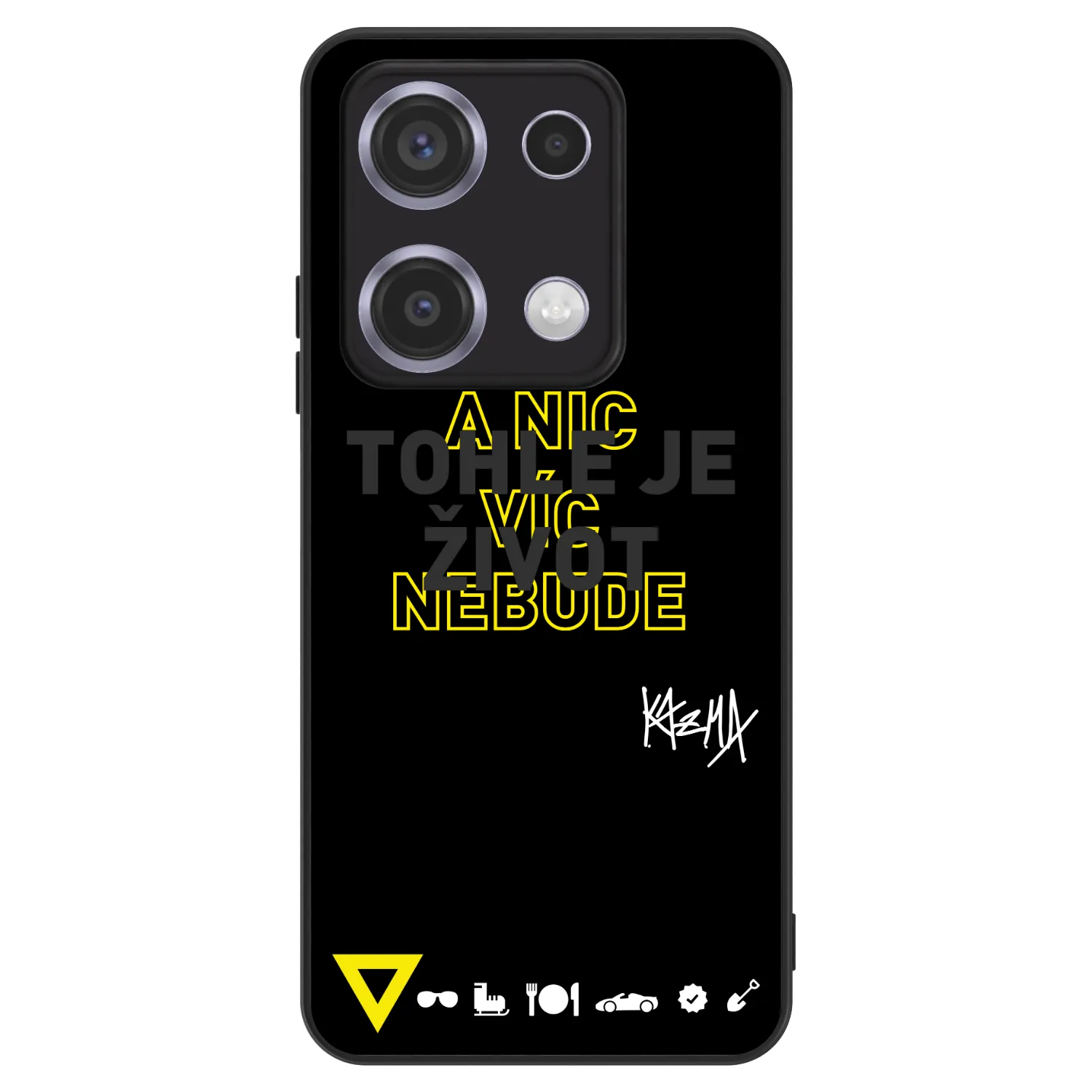 Picasee ULTIMATE CASE pro Xiaomi Redmi Note 14S - Kazma - TOHLE JE ŽIVOT A NIC VÍC NEBUDE