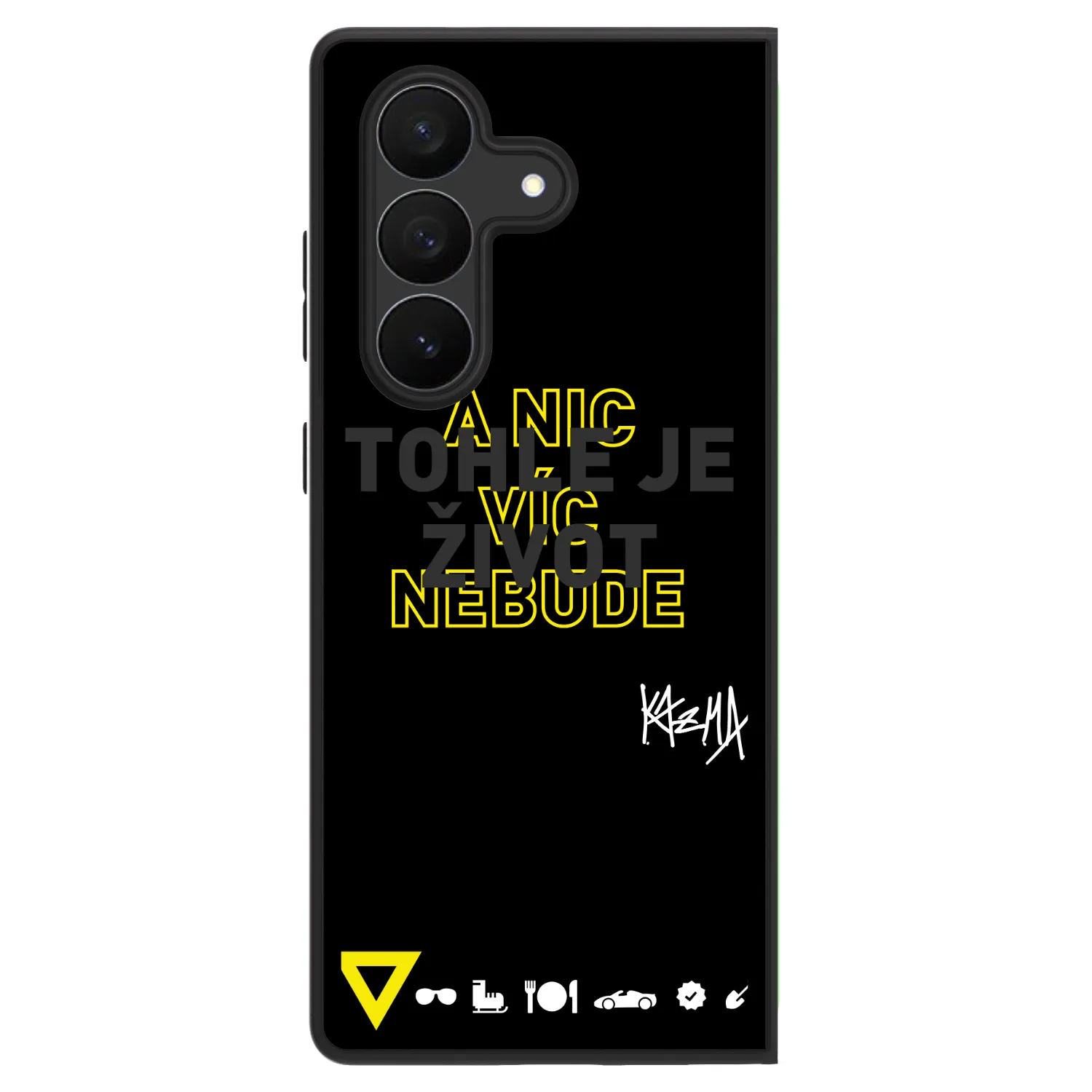 Picasee ULTIMATE CASE pro Samsung Galaxy Z Fold7 5G - Kazma - TOHLE JE ŽIVOT A NIC VÍC NEBUDE