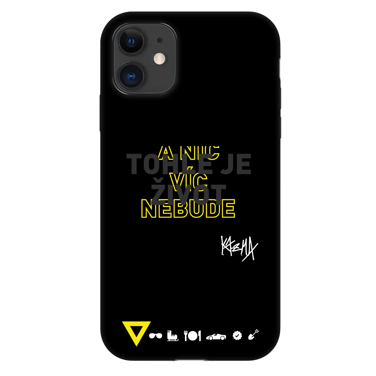 Picasee Fashion Case pro Apple iPhone 11 - Kazma - TOHLE JE ŽIVOT A NIC VÍC NEBUDE