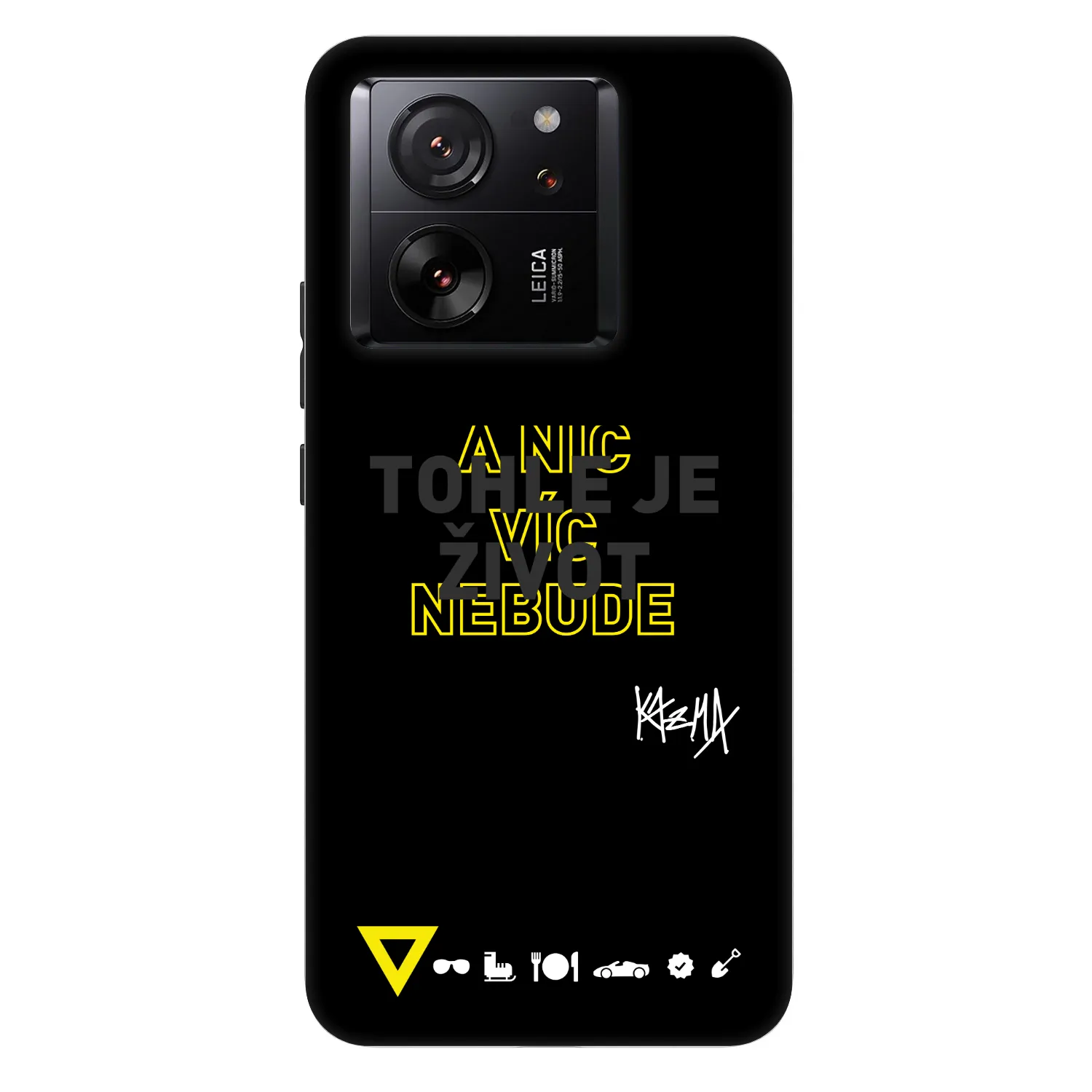 Picasee Fashion Case pro Xiaomi 13T - Kazma - TOHLE JE ŽIVOT A NIC VÍC NEBUDE