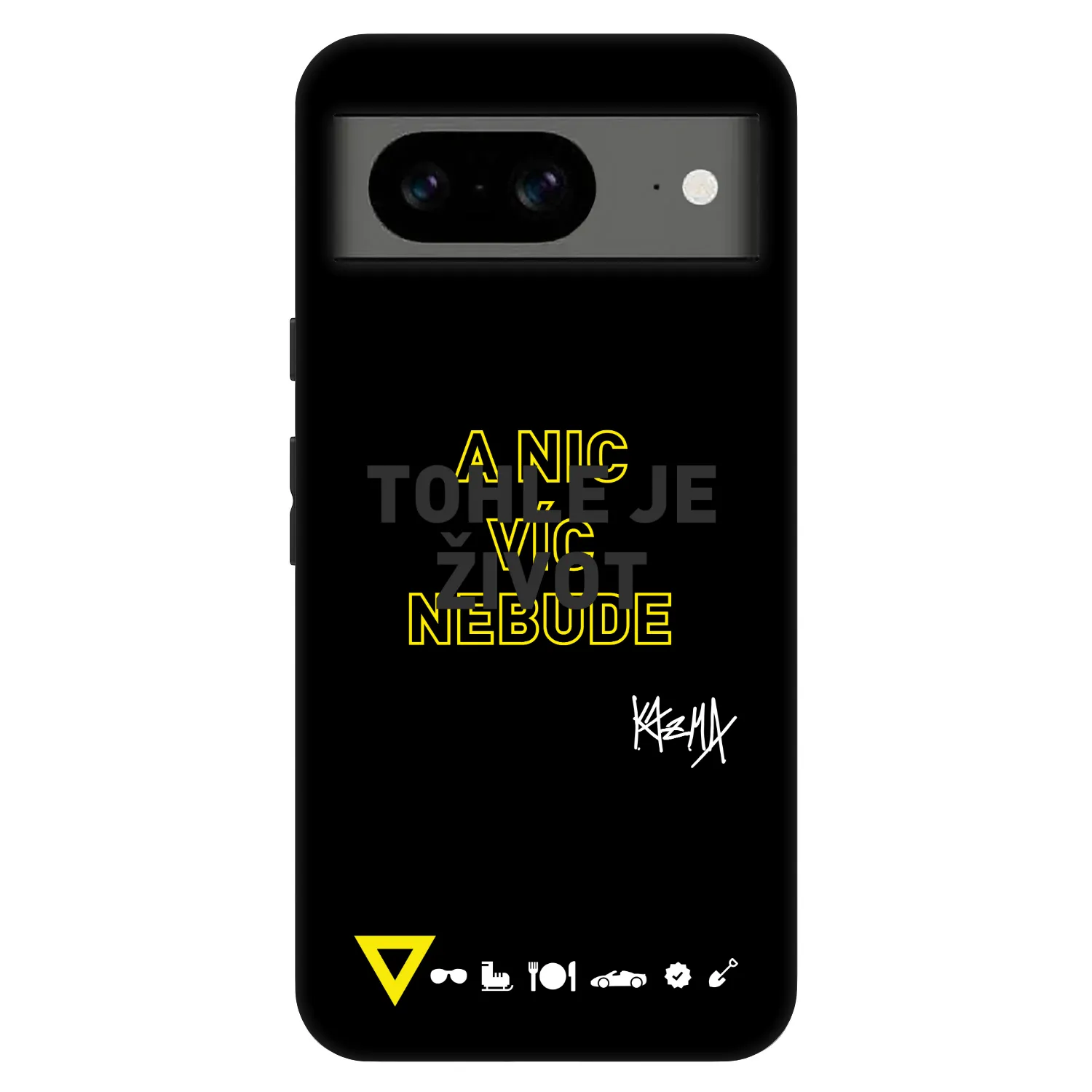 Picasee Fashion Case pro Google Pixel 8 Pro - Kazma - TOHLE JE ŽIVOT A NIC VÍC NEBUDE