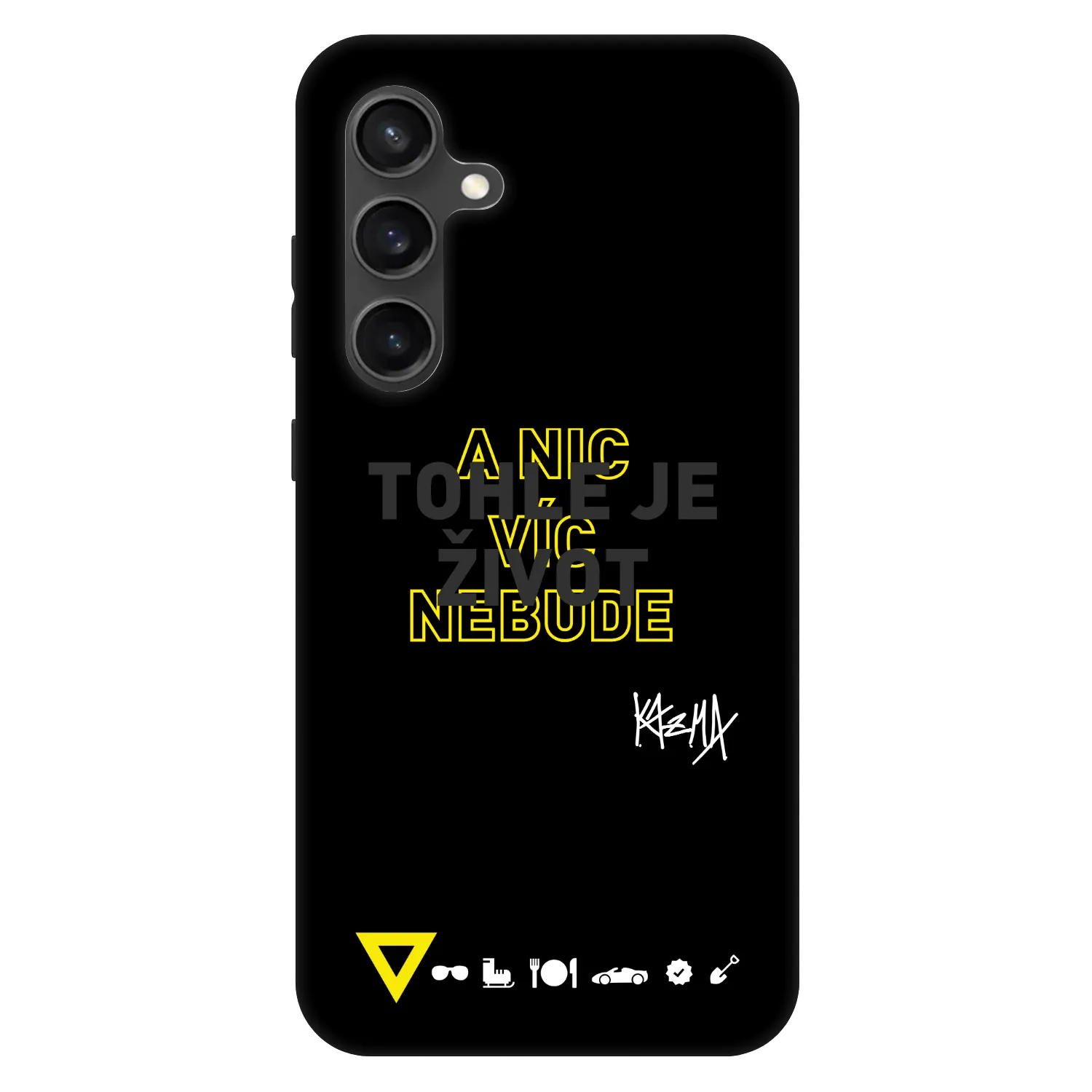 Picasee Fashion Case pro Samsung Galaxy S24 FE S721B - Kazma - TOHLE JE ŽIVOT A NIC VÍC NEBUDE