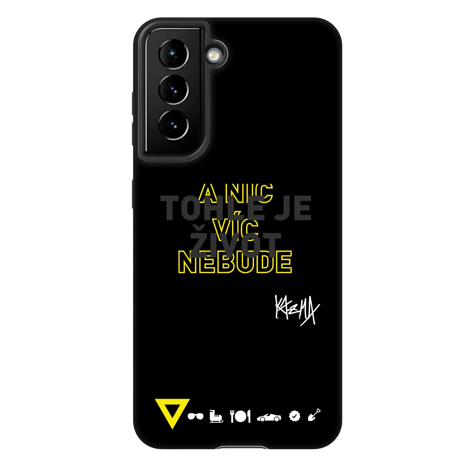 Picasee Fashion Case pro Samsung Galaxy S21 5G G991B - Kazma - TOHLE JE ŽIVOT A NIC VÍC NEBUDE