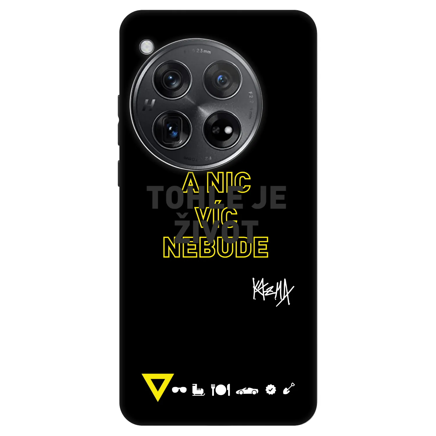 Picasee Fashion Case pro OnePlus 12 5G - Kazma - TOHLE JE ŽIVOT A NIC VÍC NEBUDE