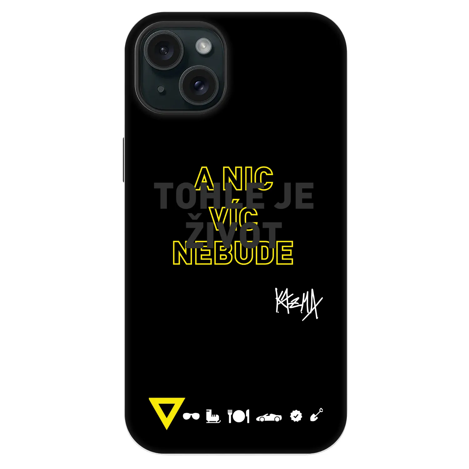 Picasee Fashion Case MagSafe Apple iPhone 14 Plus - Kazma - TOHLE JE ŽIVOT A NIC VÍC NEBUDE