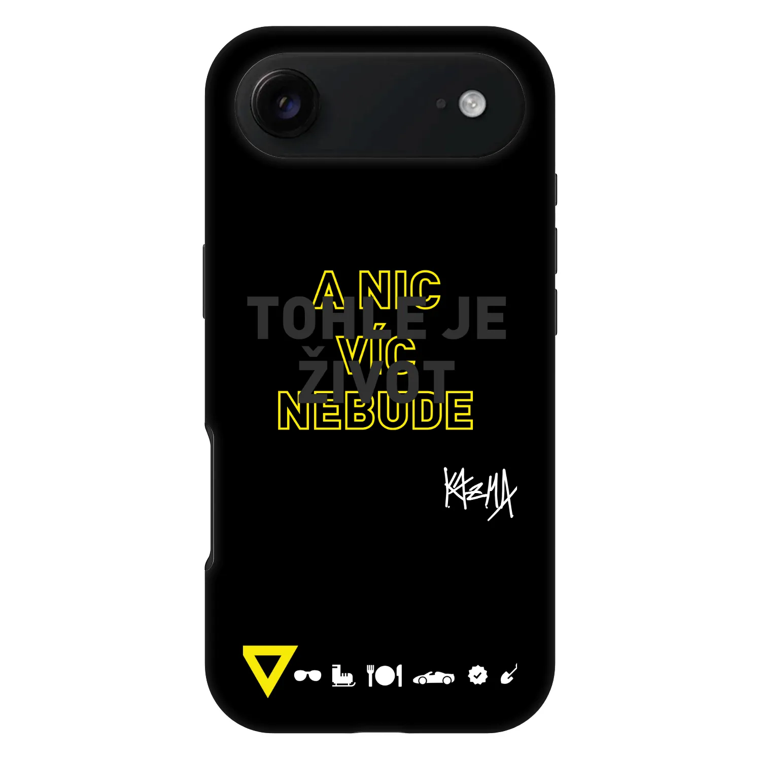 Picasee Fashion Case MagSafe Apple iPhone Air - Kazma - TOHLE JE ŽIVOT A NIC VÍC NEBUDE