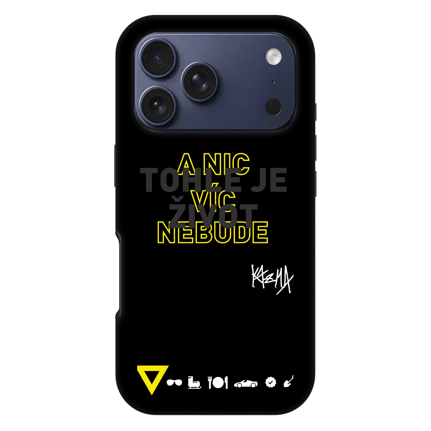 Picasee Fashion Case MagSafe Apple iPhone 17 Pro - Kazma - TOHLE JE ŽIVOT A NIC VÍC NEBUDE