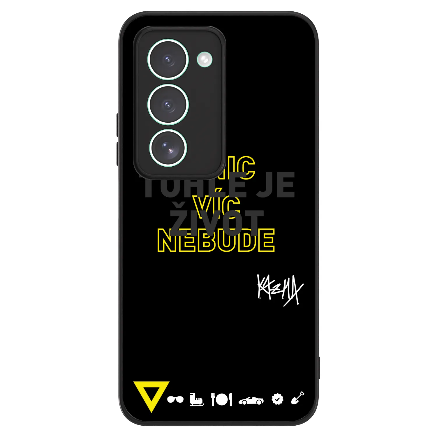 Picasee ULTIMATE CASE pro Xiaomi Redmi 15 5G - Kazma - TOHLE JE ŽIVOT A NIC VÍC NEBUDE