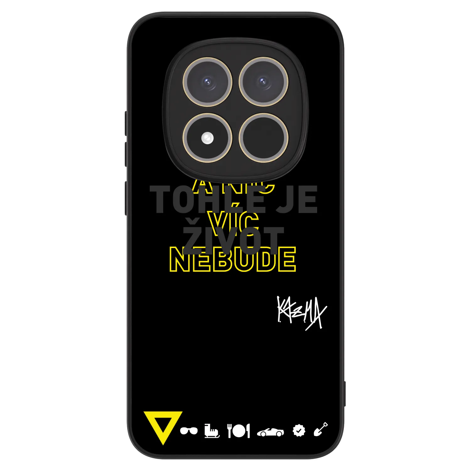 Picasee ULTIMATE CASE pro Xiaomi Redmi Note 15 Pro 4G - Kazma - TOHLE JE ŽIVOT A NIC VÍC NEBUDE
