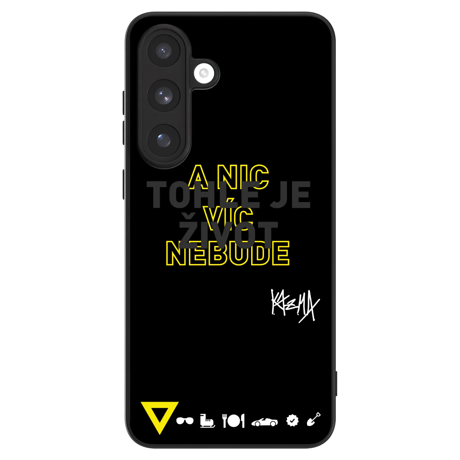 Picasee ULTIMATE CASE PowerShare pro Samsung Galaxy S25 FE 5G - Kazma - TOHLE JE ŽIVOT A NIC VÍC NEBUDE