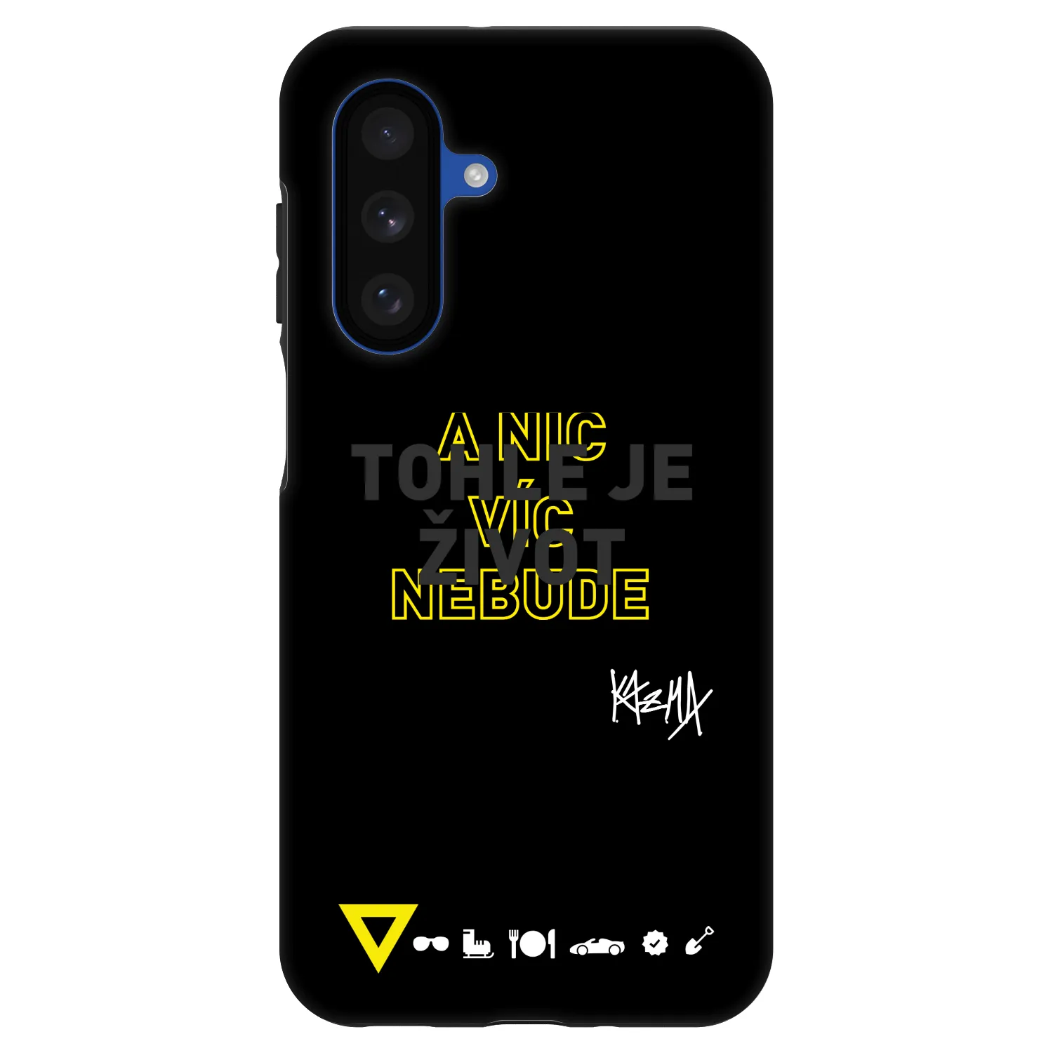 Picasee Fashion Case pro Samsung Galaxy A17 5G - Kazma - TOHLE JE ŽIVOT A NIC VÍC NEBUDE
