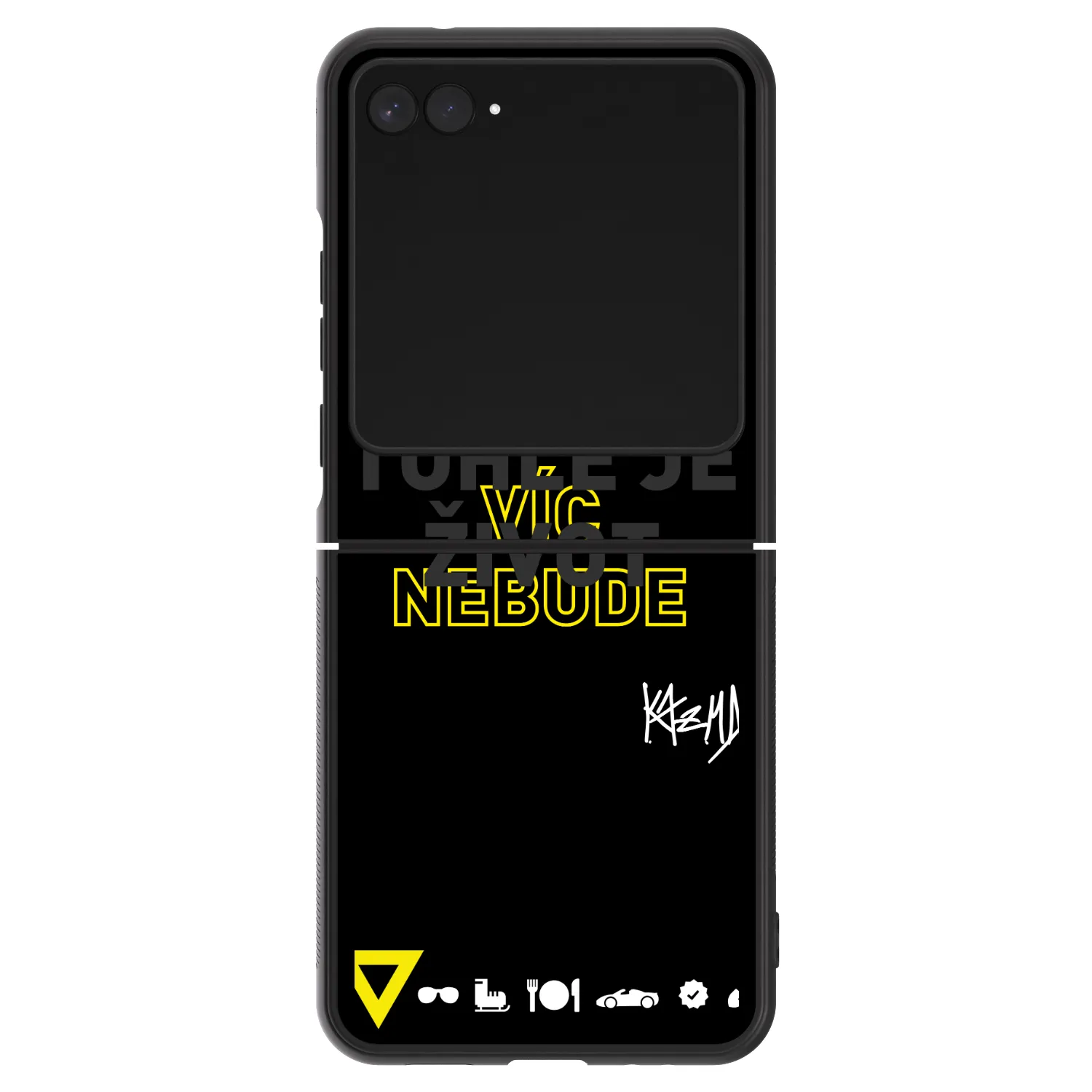 Picasee ULTIMATE CASE pro Motorola Razr 60 - Kazma - TOHLE JE ŽIVOT A NIC VÍC NEBUDE