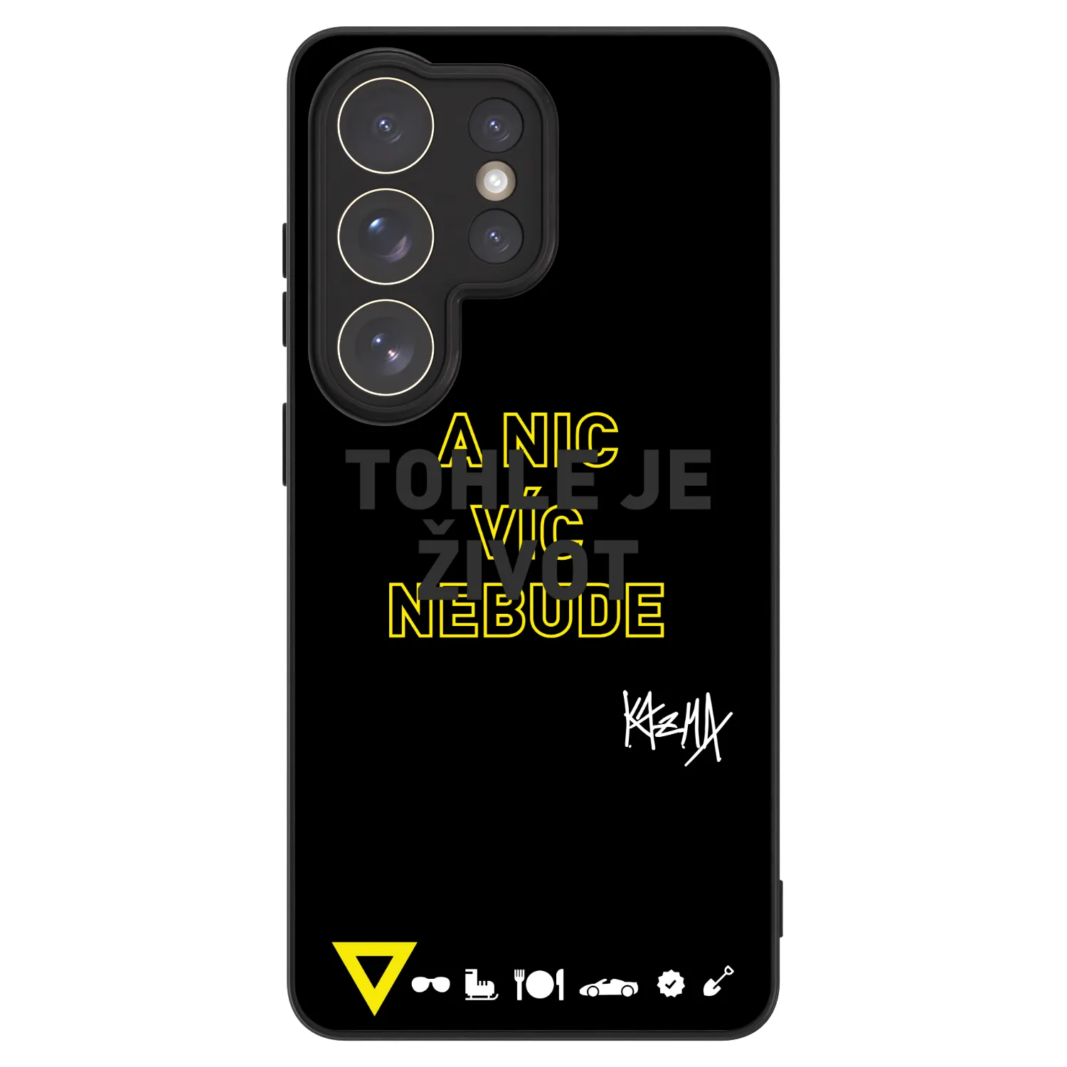 Picasee ULTIMATE CASE pro Samsung Galaxy S26 Ultra - Kazma - TOHLE JE ŽIVOT A NIC VÍC NEBUDE