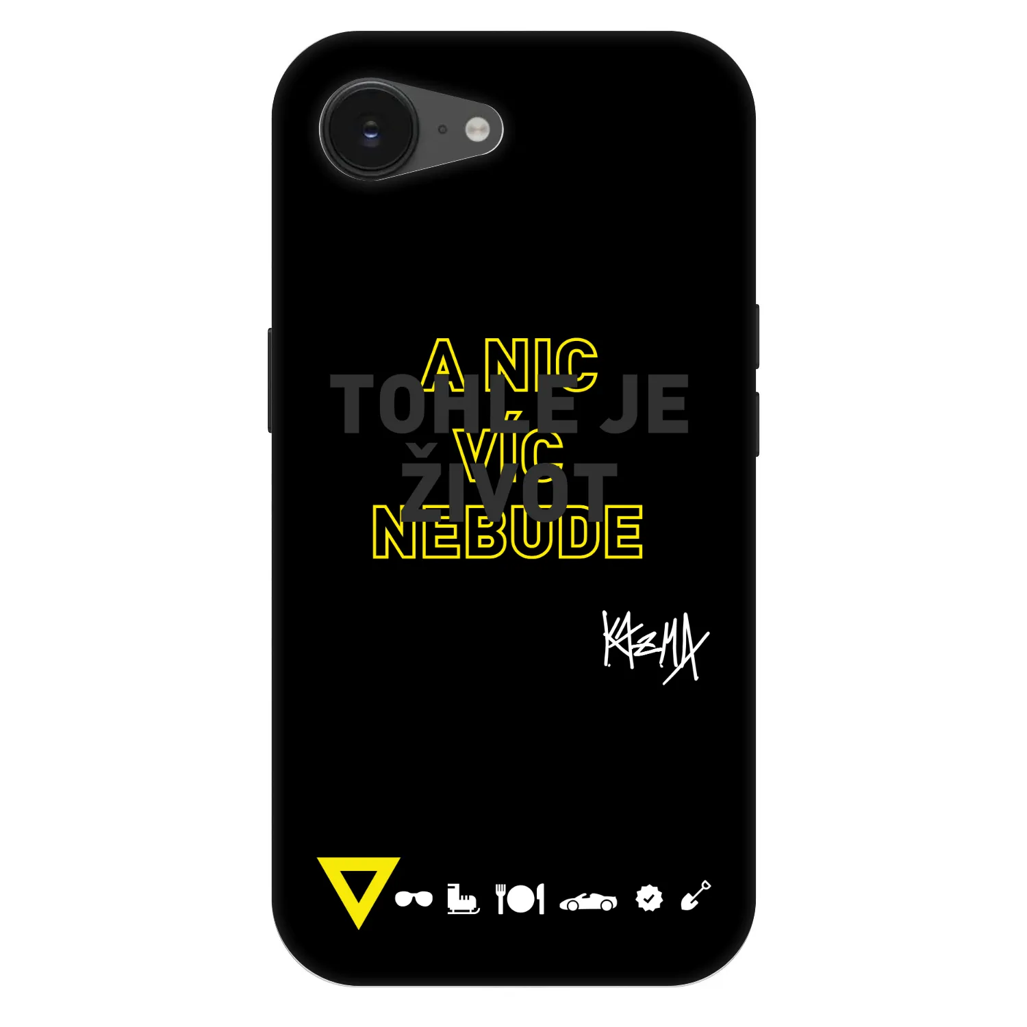 Picasee Fashion Case MagSafe Apple iPhone 17e - Kazma - TOHLE JE ŽIVOT A NIC VÍC NEBUDE