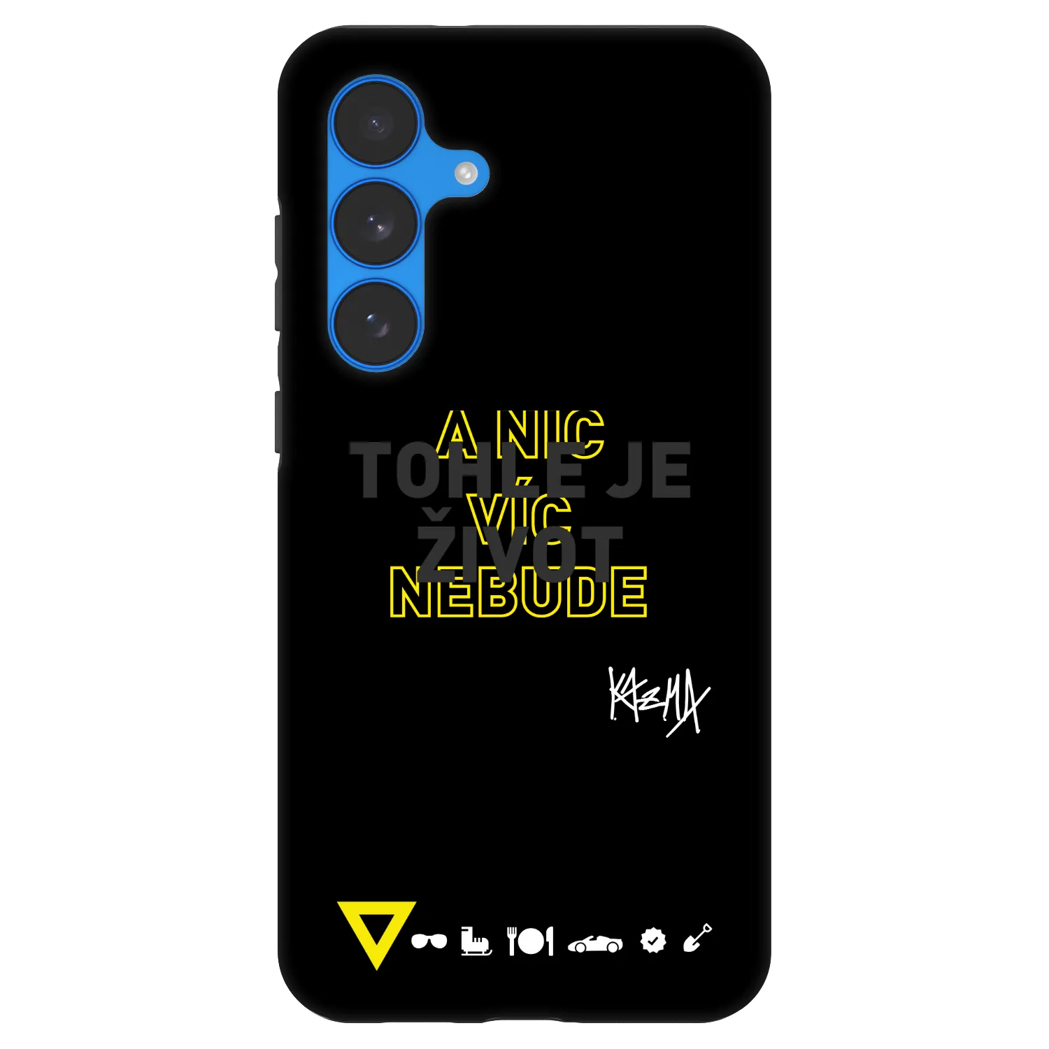 Picasee Fashion Case pro Samsung Galaxy S25 FE 5G - Kazma - TOHLE JE ŽIVOT A NIC VÍC NEBUDE