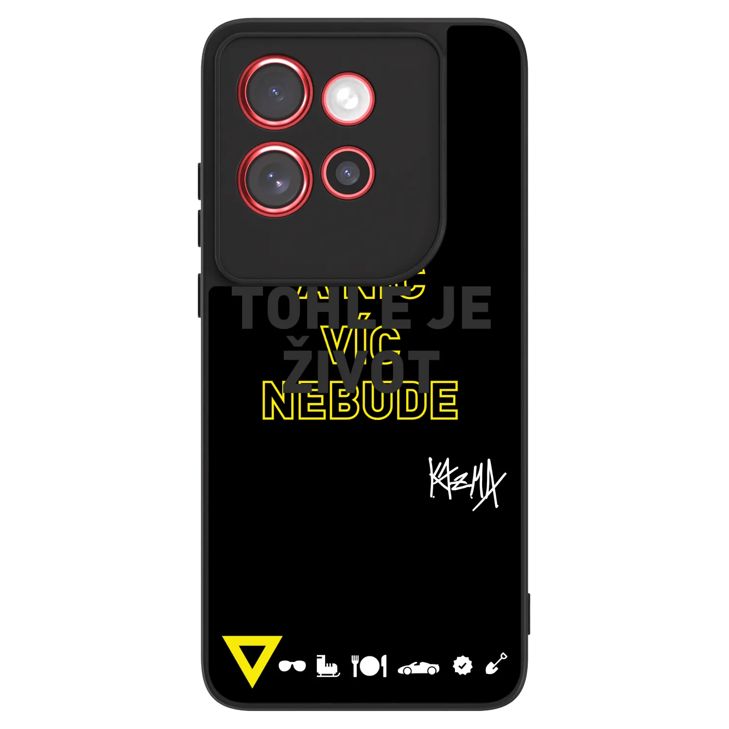 Picasee ULTIMATE CASE pro Motorola Edge 60 Neo 5G - Kazma - TOHLE JE ŽIVOT A NIC VÍC NEBUDE