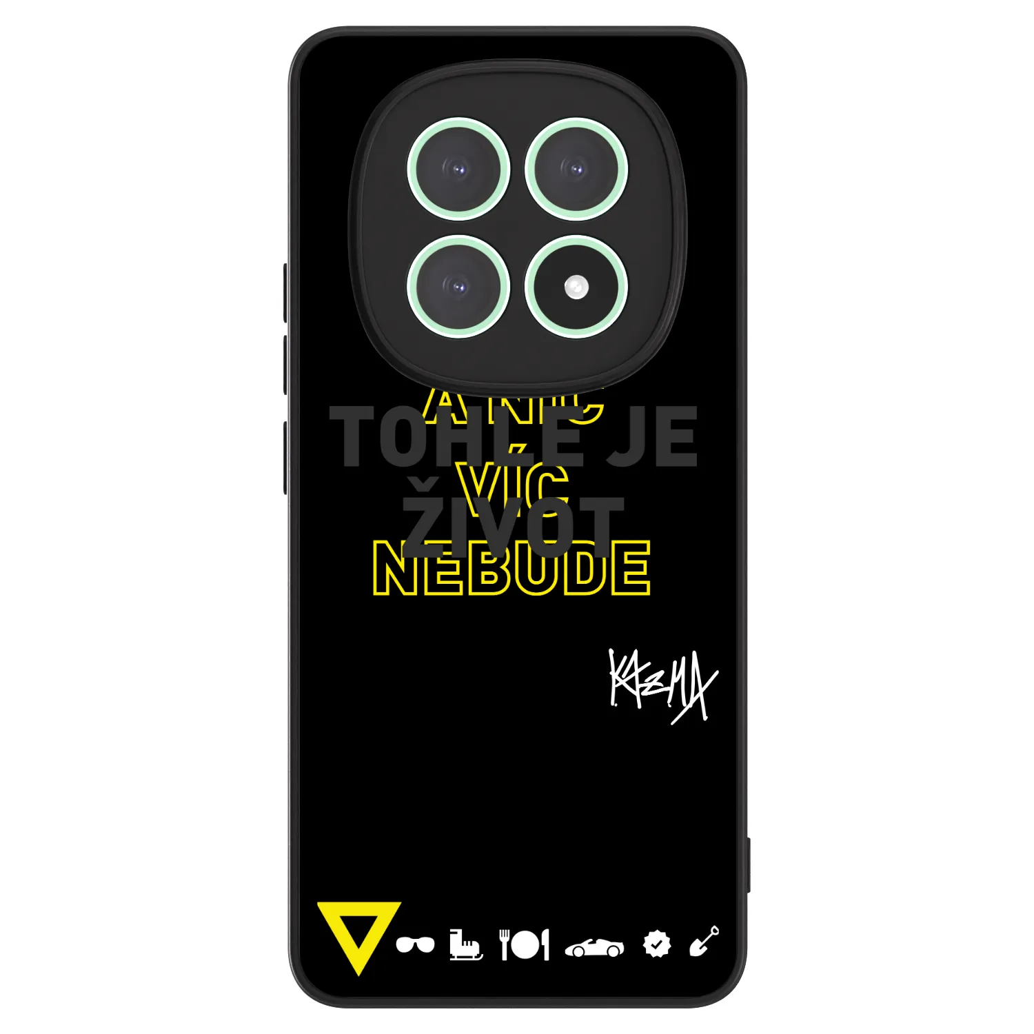 Picasee ULTIMATE CASE pro Xiaomi Redmi Note 15 5G - Kazma - TOHLE JE ŽIVOT A NIC VÍC NEBUDE