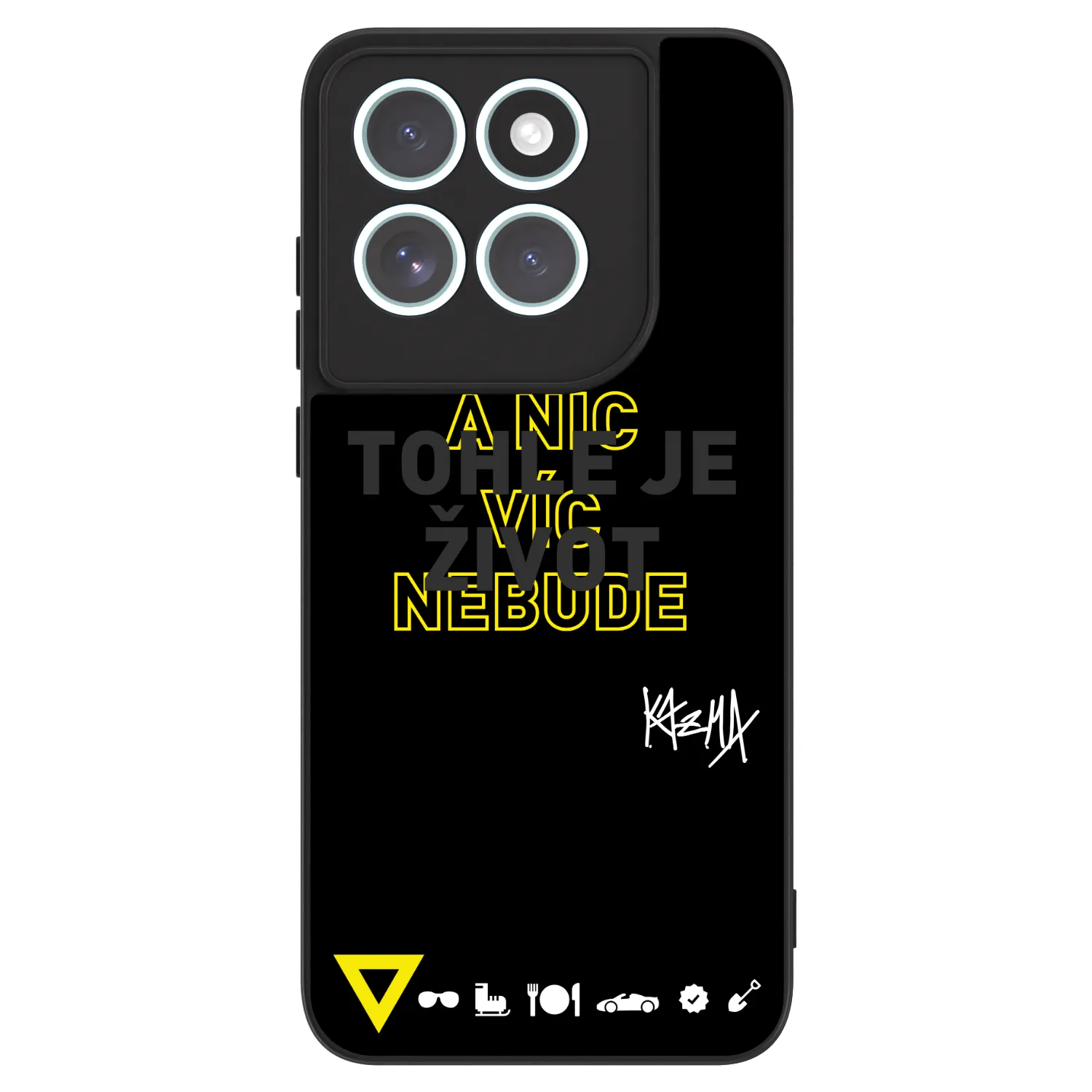 Picasee ULTIMATE CASE pro Motorola Edge 70 Fusion - Kazma - TOHLE JE ŽIVOT A NIC VÍC NEBUDE