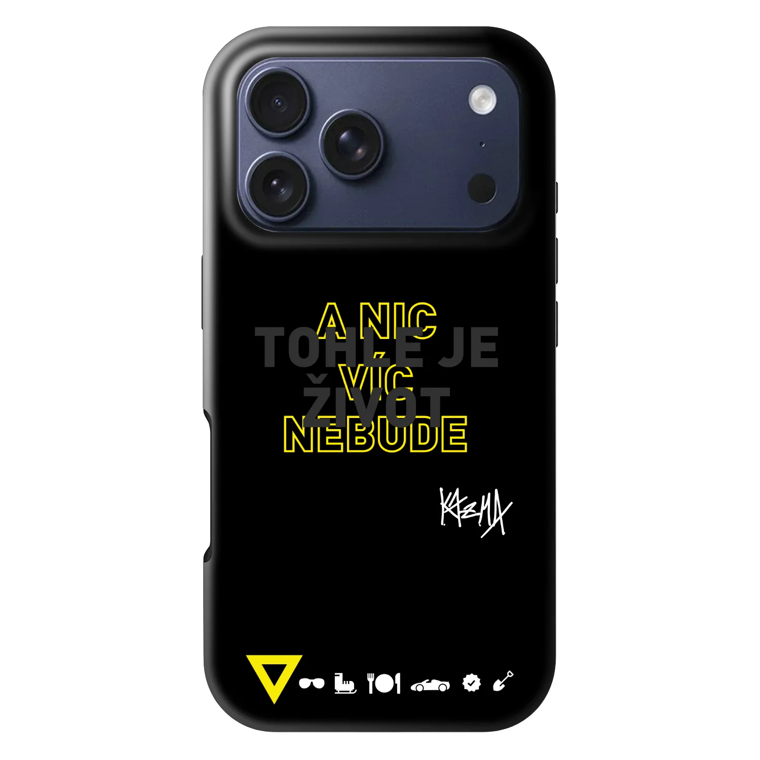 Picasee Fashion Case MagSafe Apple iPhone 18 Pro - Kazma - TOHLE JE ŽIVOT A NIC VÍC NEBUDE