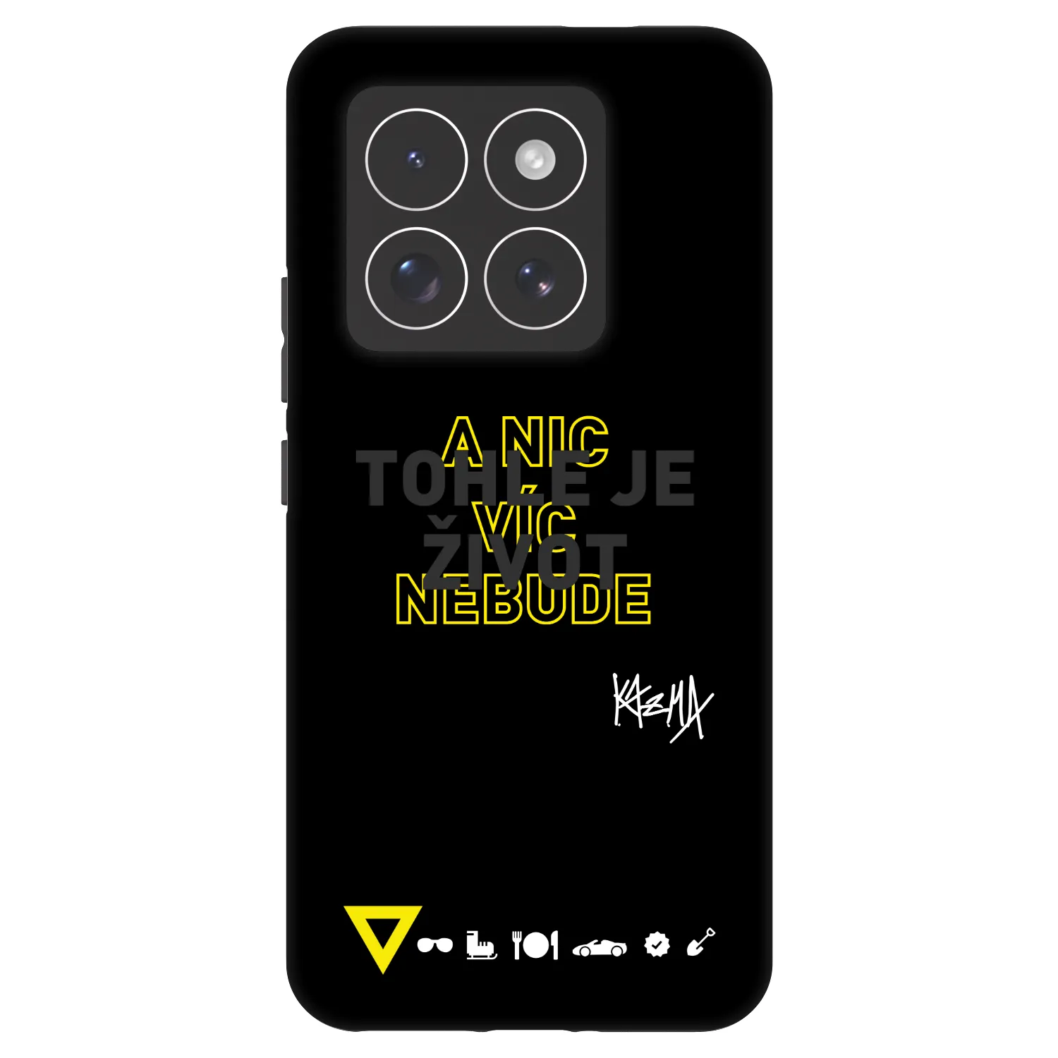 Picasee Fashion Case pro Xiaomi 14 Pro - Kazma - TOHLE JE ŽIVOT A NIC VÍC NEBUDE