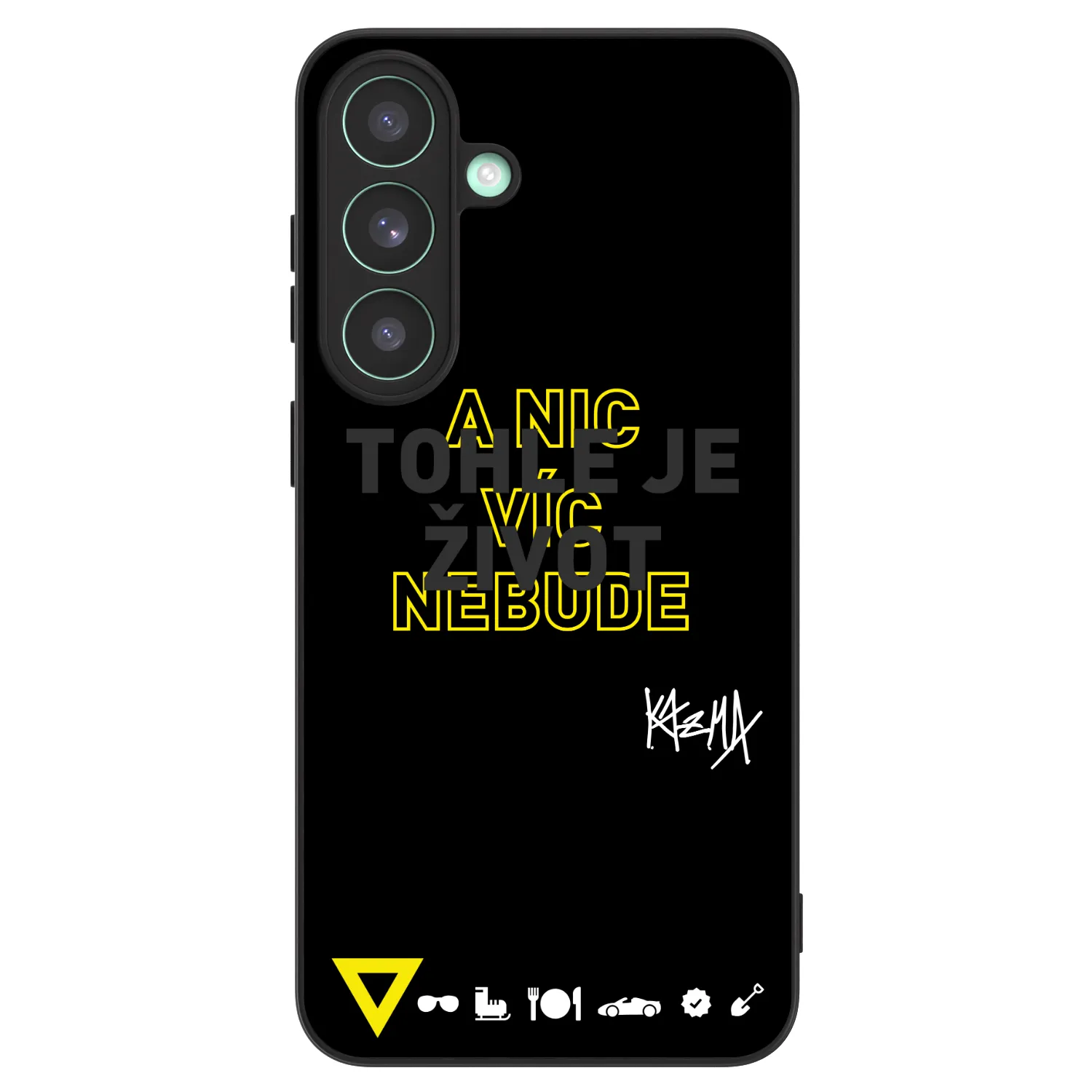 Picasee ULTIMATE CASE PowerShare pro Samsung Galaxy S26 FE - Kazma - TOHLE JE ŽIVOT A NIC VÍC NEBUDE