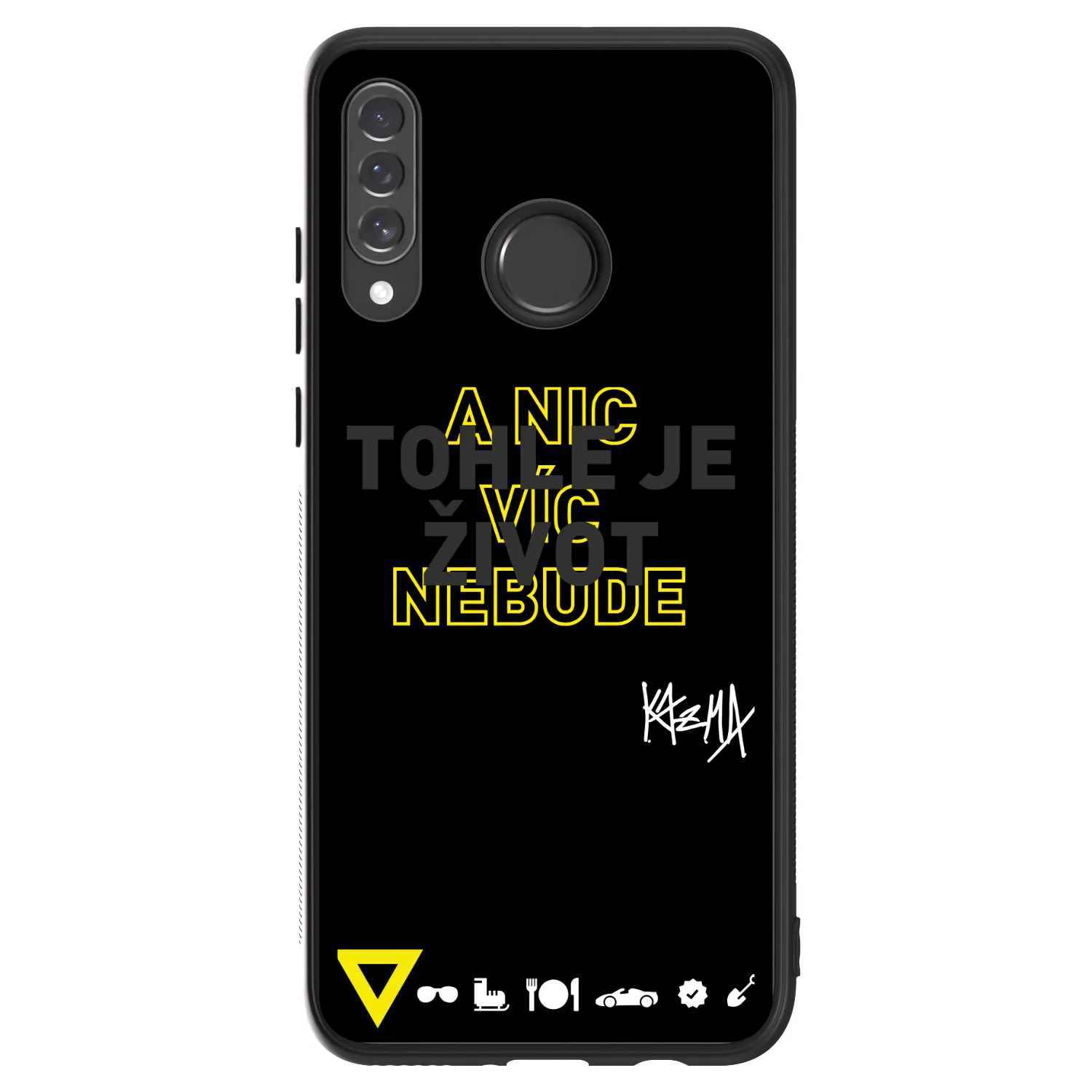 Picasee ULTIMATE CASE pro Huawei P30 Lite - Kazma - TOHLE JE ŽIVOT A NIC VÍC NEBUDE