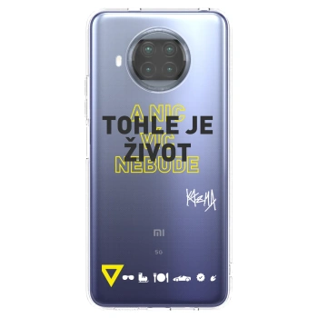 Picasee silikonový průhledný obal pro Xiaomi Mi 10T Lite - Kazma - TOHLE JE ŽIVOT A NIC VÍC NEBUDE