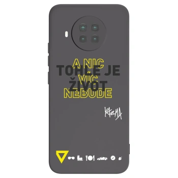 Picasee silikonový černý obal pro Xiaomi Mi 10T Lite - Kazma - TOHLE JE ŽIVOT A NIC VÍC NEBUDE