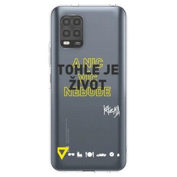 Picasee silikonový průhledný obal pro Xiaomi Mi 10 Lite - Kazma - TOHLE JE ŽIVOT A NIC VÍC NEBUDE