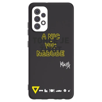 Picasee silikonový černý obal pro Samsung Galaxy A32 5G A326B - Kazma - TOHLE JE ŽIVOT A NIC VÍC NEBUDE