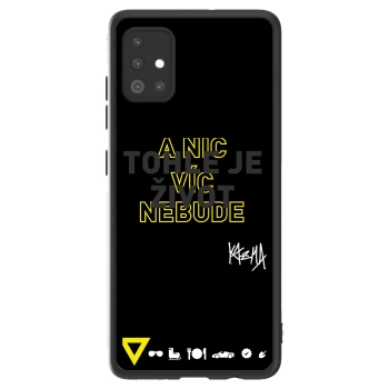 Picasee ULTIMATE CASE pro Samsung Galaxy A51 A515F - Kazma - TOHLE JE ŽIVOT A NIC VÍC NEBUDE
