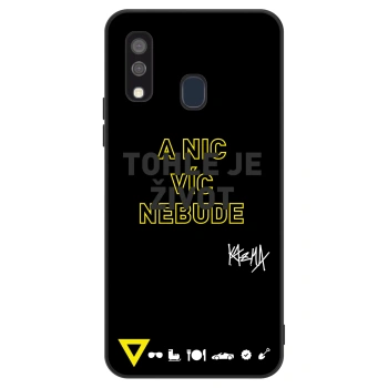 Obal pro Samsung Galaxy A40 A405F - Kazma - TOHLE JE ŽIVOT A NIC VÍC NEBUDE