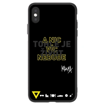 Picasee ULTIMATE CASE pro Apple iPhone XS Max - Kazma - TOHLE JE ŽIVOT A NIC VÍC NEBUDE