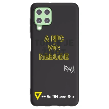 Picasee silikonový černý obal pro Samsung Galaxy A22 A225F 4G - Kazma - TOHLE JE ŽIVOT A NIC VÍC NEBUDE