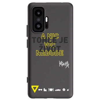 Picasee silikonový černý obal pro Xiaomi 11T Pro - Kazma - TOHLE JE ŽIVOT A NIC VÍC NEBUDE
