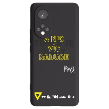 Picasee silikonový černý obal pro Honor 50 5G - Kazma - TOHLE JE ŽIVOT A NIC VÍC NEBUDE