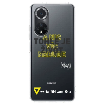 Picasee silikonový průhledný obal pro Huawei Nova 9 SE - Kazma - TOHLE JE ŽIVOT A NIC VÍC NEBUDE