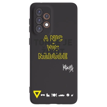 Picasee silikonový černý obal pro Samsung Galaxy A33 5G A336 - Kazma - TOHLE JE ŽIVOT A NIC VÍC NEBUDE