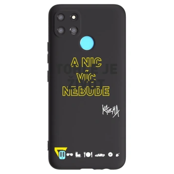 Picasee silikonový černý obal pro Realme C21Y - Kazma - TOHLE JE ŽIVOT A NIC VÍC NEBUDE