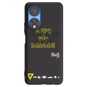 Picasee silikonový černý obal pro Honor X7 - Kazma - TOHLE JE ŽIVOT A NIC VÍC NEBUDE