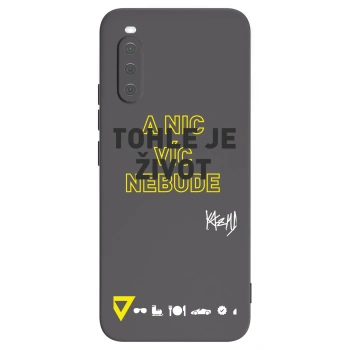 Obal pro Sony Xperia 10 III - Kazma - TOHLE JE ŽIVOT A NIC VÍC NEBUDE