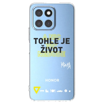 Picasee silikonový průhledný obal pro Honor X6 - Kazma - TOHLE JE ŽIVOT A NIC VÍC NEBUDE