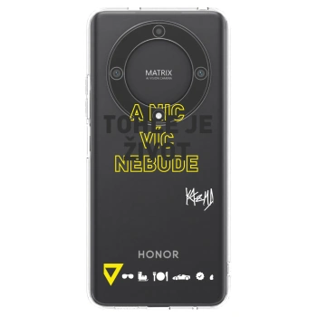 Picasee silikonový průhledný obal pro Honor Magic5 Lite 5G - Kazma - TOHLE JE ŽIVOT A NIC VÍC NEBUDE